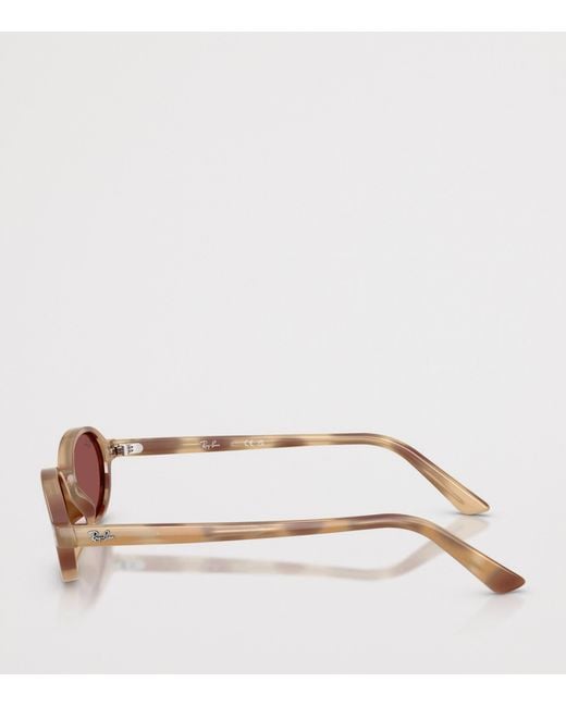 Ray-Ban Pink Rb4472 Khal Oval Sunglasses