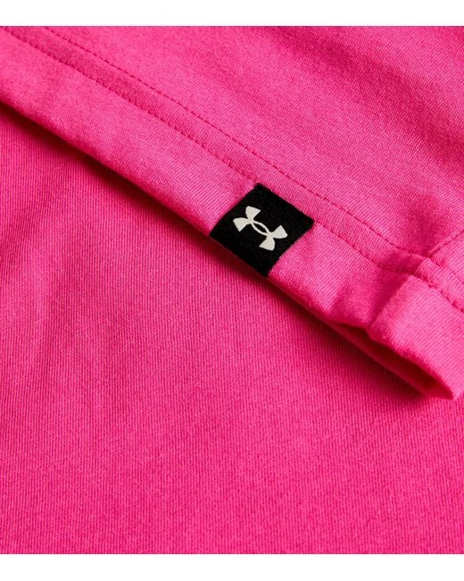 Under Armour Pink Project Rock Payoff T-shirt for men