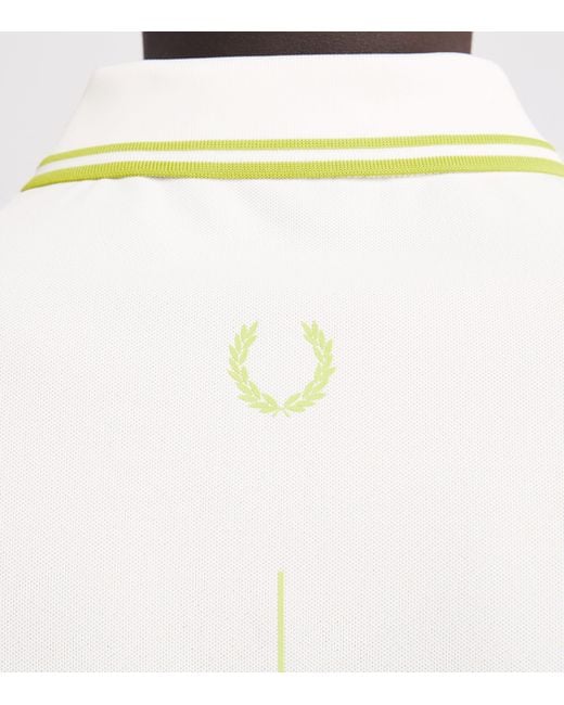 Fred Perry White Tennis Polo Shirt for men