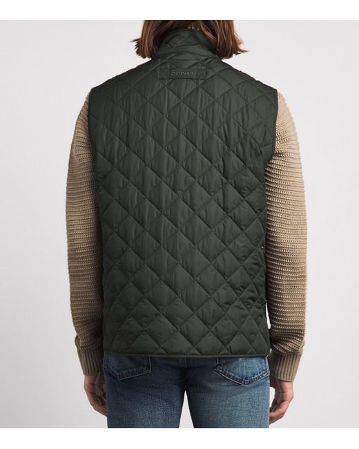 Barbour Green Lowerdale Quilted Gilet for men