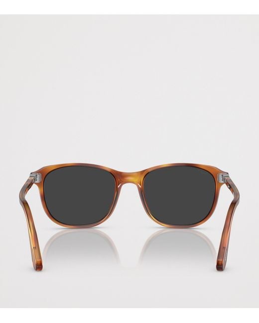 Persol Gray Acetate Pillow Sunglasses