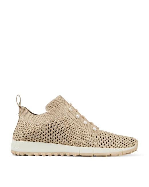 Jimmy Choo Brown Embellished Veles Sneakers for men