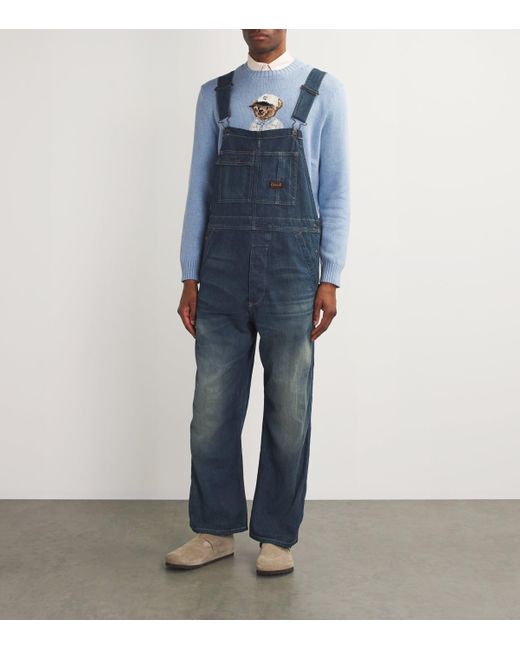 Polo Ralph Lauren Denim Dungarees in Blue for Men Lyst UK