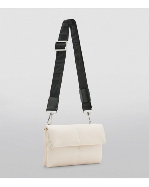 AllSaints Natural Quilted Ezra Cross-body Bag