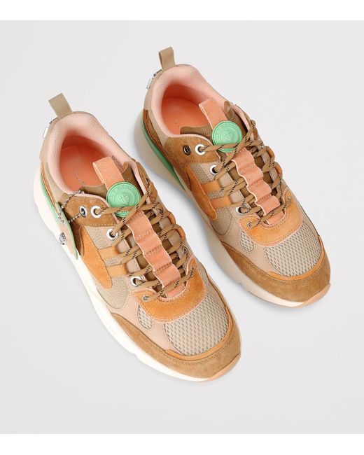Kurt Geiger Brown Suede Kurt Runner Sneakers for men