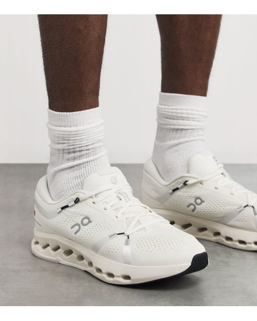 On Shoes White Cloudsurfer 2 Trainers for men