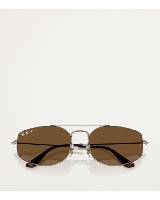 Ray-Ban Brown Rb3845 Explorer V Sunglasses