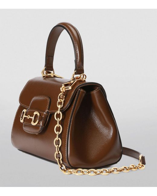 Gucci Brown Horsebit 1955 Mini Bag