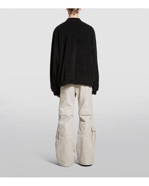 Balenciaga Black Crew-neck Sweater for men