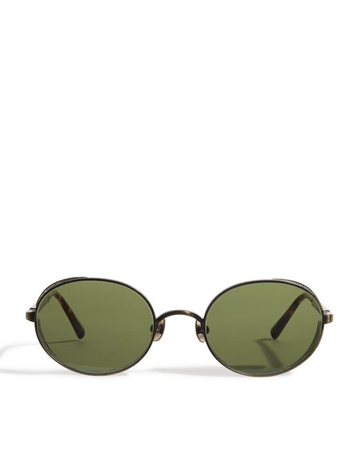 Matsuda Green M3137 Round Sunglasses for men