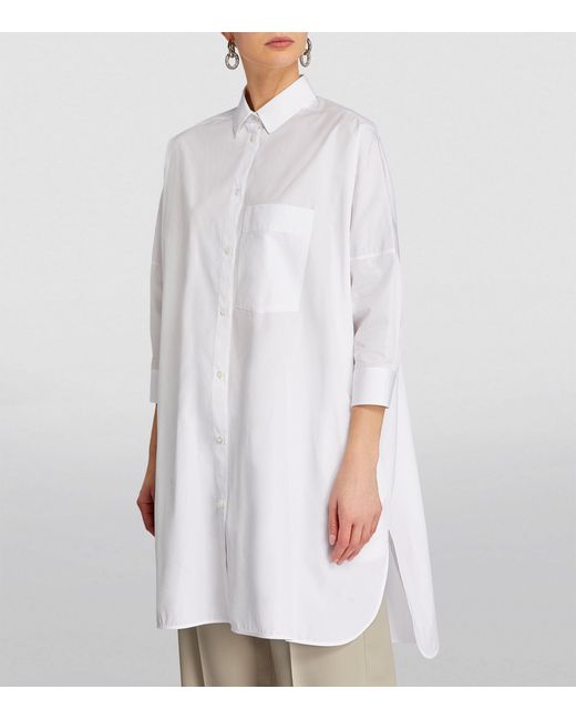 Jil Sander White Oversized Sunday Shirt