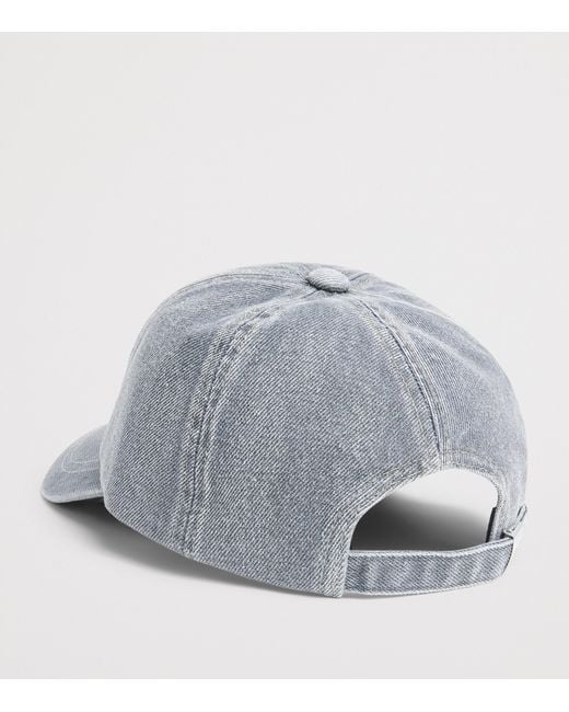 NN07 Gray Denim Baseball Cap for men