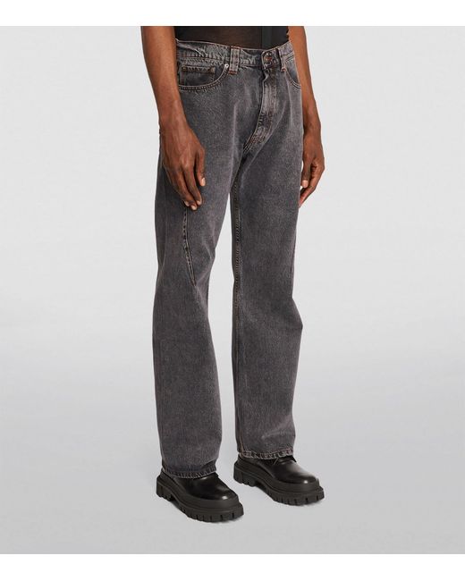 Y. Project Gray Evergreen Straight Jeans for men