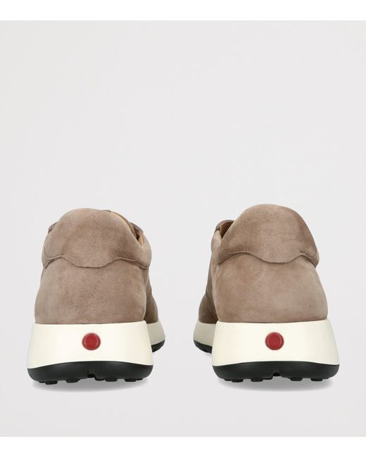 Tod's Brown Suede Allacciato 79K Sneakers for men