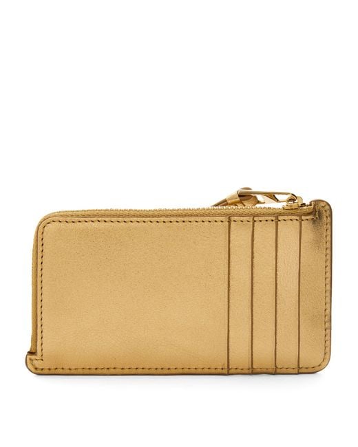 Loewe Leather Puzzle Coin And Card Holder in Natural Lyst UK