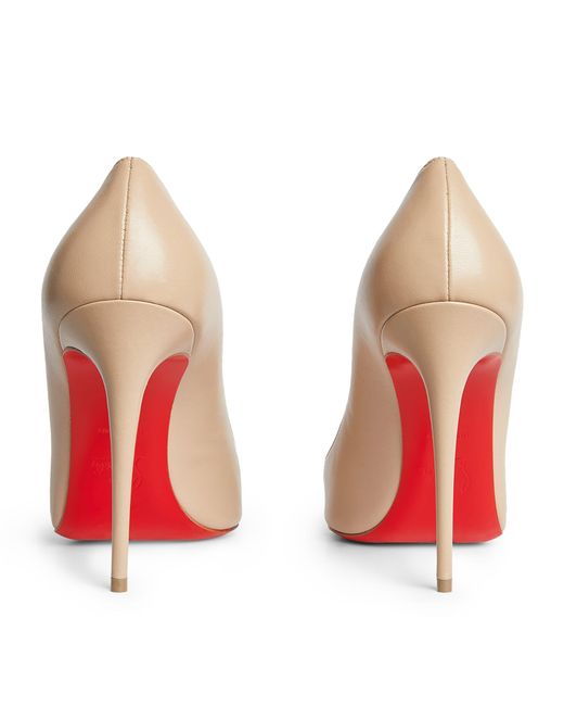 Christian Louboutin Natural Kate Leather Pumps 100