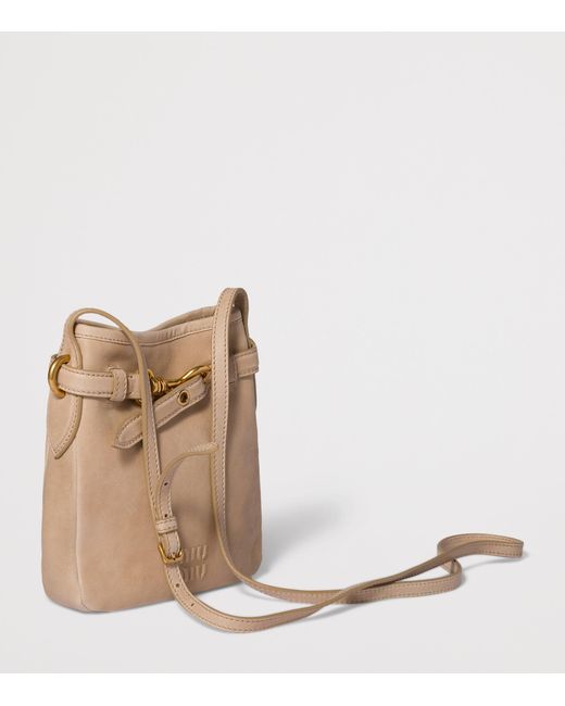 Miu Miu Natural Nappa Leather Pouch