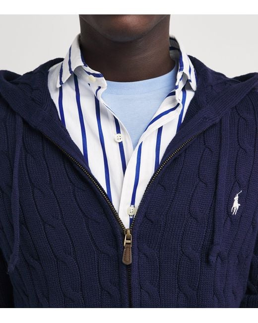 Polo Ralph Lauren Blue Cotton Custom-Fit Polo Pony T-Shirt for men