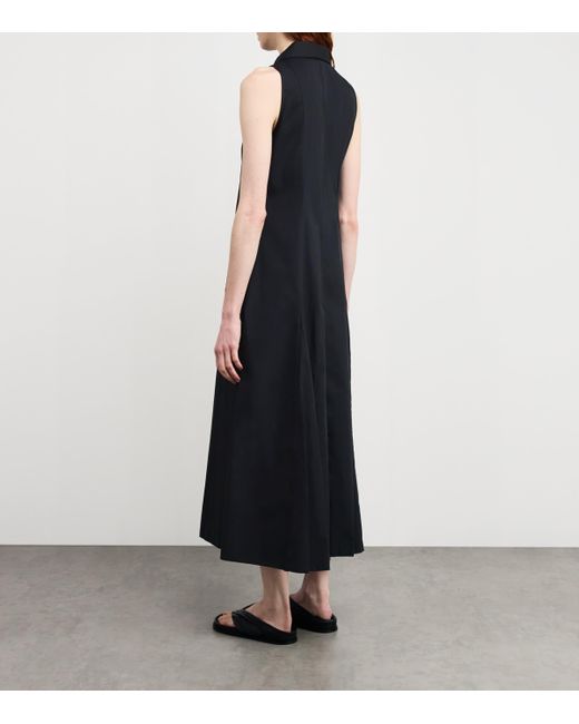 MAX&Co. Black Cotton Poplin Shirt Dress
