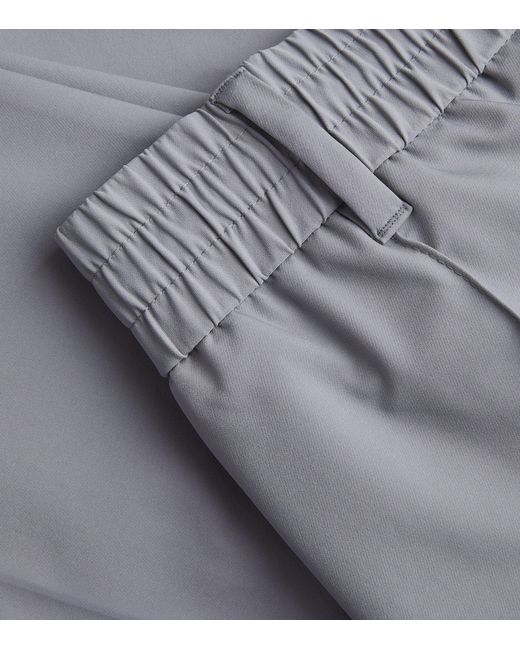 Emporio Armani Gray Travel Essentials Trousers for men