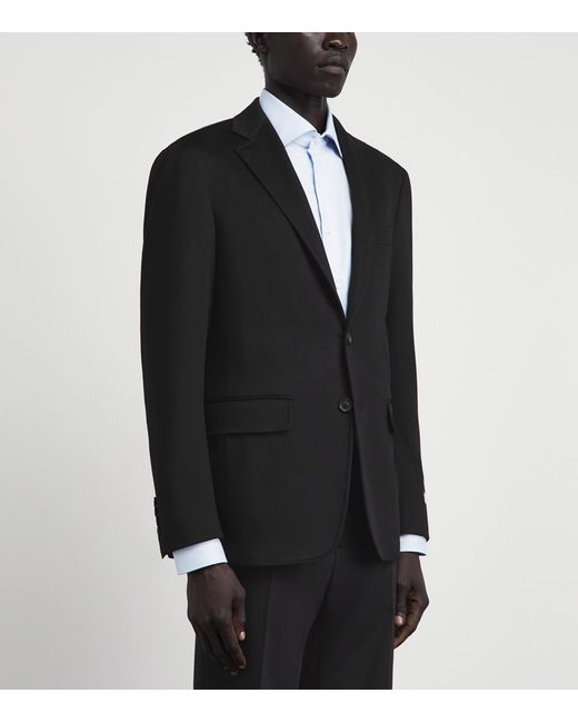 Canali Black Cashmere Kei Blazer for men