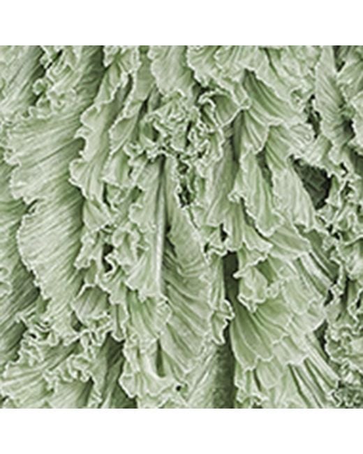 Maria Lucia Hohan Green Silk Ruffle Margaret Gown