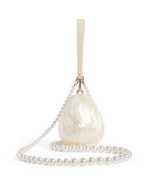 Simone Rocha Synthetic Mini Egg Cross-body Bag in Ivory (White) | Lyst