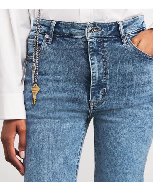 FRAME Blue The Reboot Bootcut Jeans