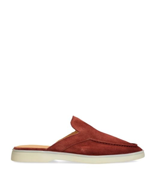 Aurélien Brown Suede Yacht Slides