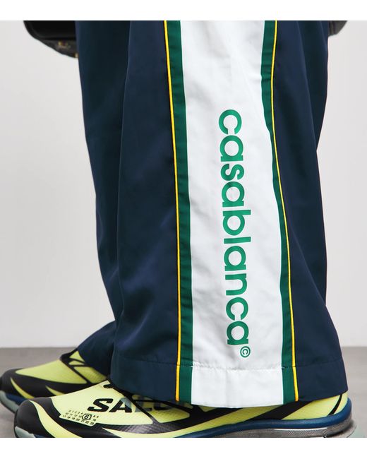 Casablanca Blue Logo Track Pants for men