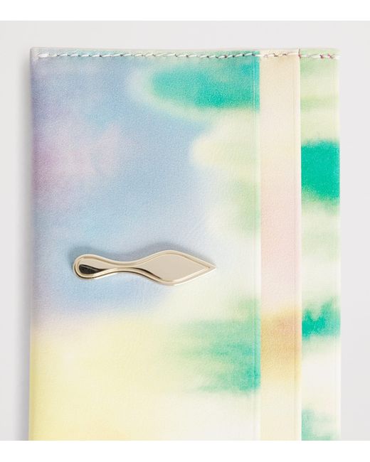 Christian Louboutin Blue Bettina Leather Card Holder