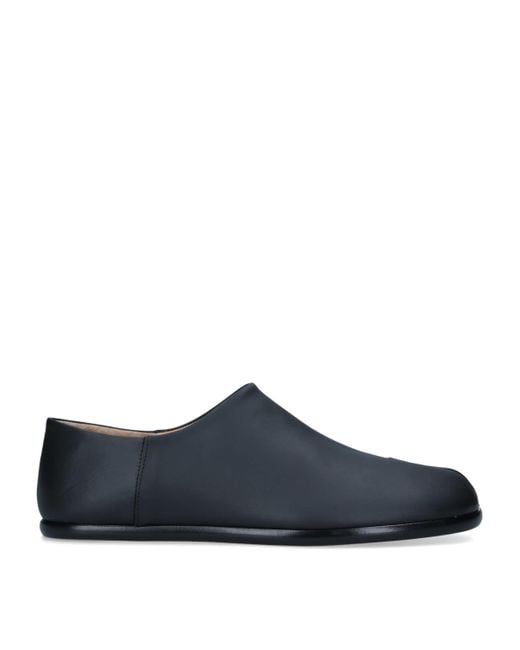 Maison Margiela Blue Nappa Leather Tabi Babouche Mules for men