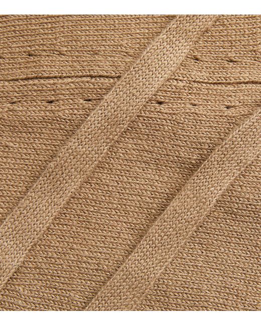 Joseph Natural Linen-blend Knitted Dress