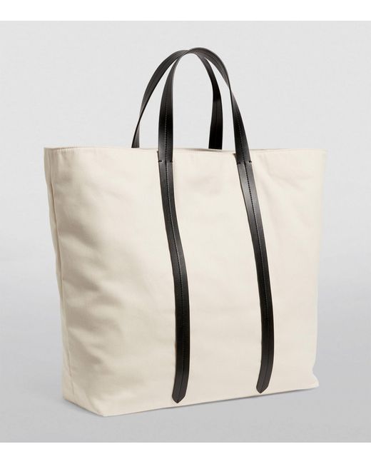 Emporio Armani Natural Cotton Tote Bag for men