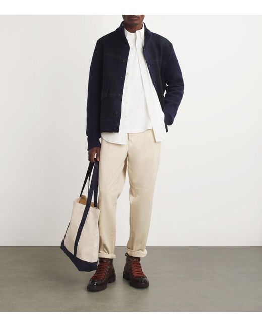 Polo Ralph Lauren Corduroy Polo Pony Shirt in White for Men | Lyst