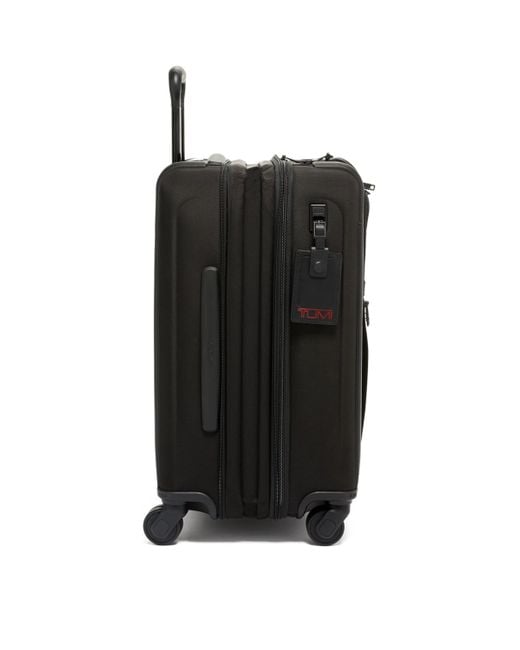 Tumi Black Alpha 3 Continental Dual Access 4-Wheel Carry-On Case for men