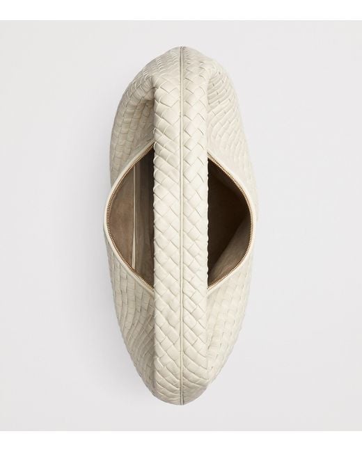 Bottega Veneta Natural Maxi Leather Veneta Shoulder Bag
