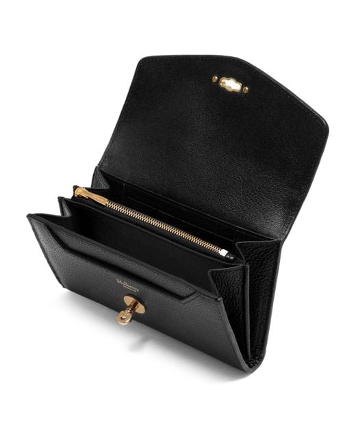 Mulberry Black Medium Leather Darley Wallet
