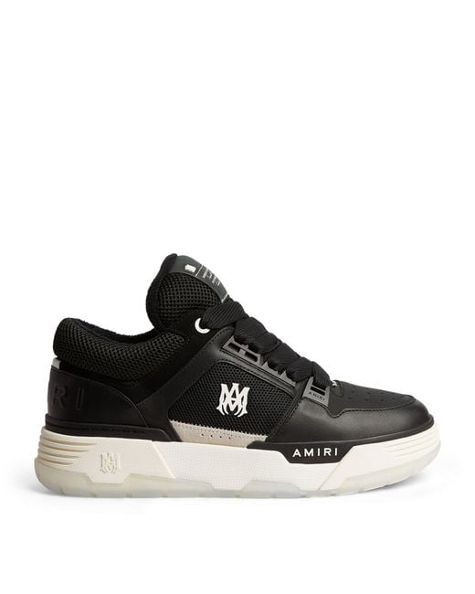 Amiri Black Ma-1 Chunky-sole Leather Low-top Trainers for men