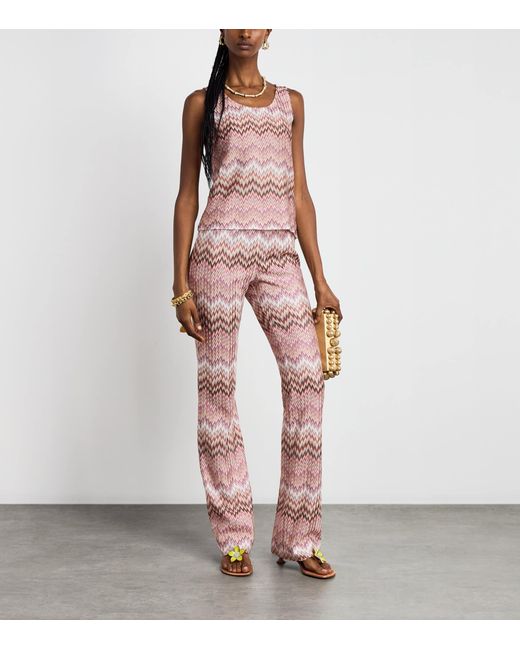 Missoni Pink Zigzag Cami Top