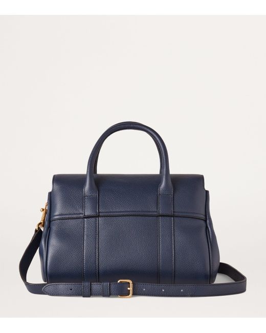 Mulberry Blue Small Leather Bayswater Satchel Bag