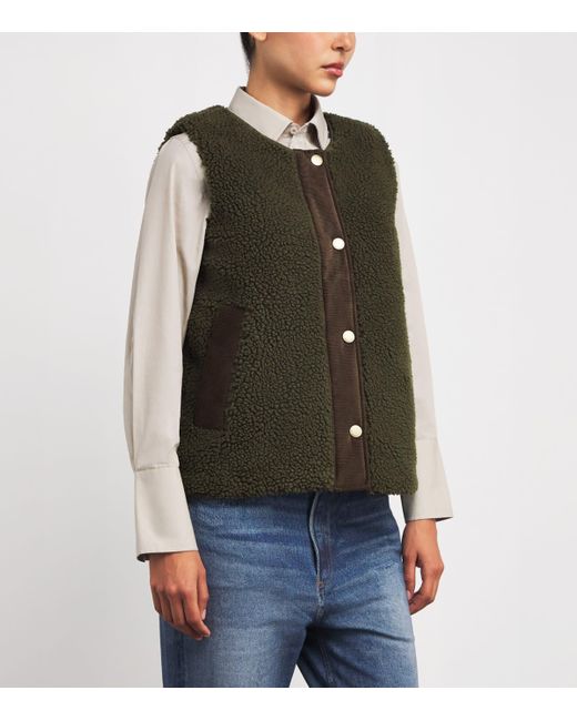 Barbour Green Teddy Dulsie Gilet