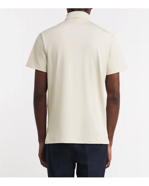 Ralph Lauren White Airtech Piqué Bear Polo Shirt for men