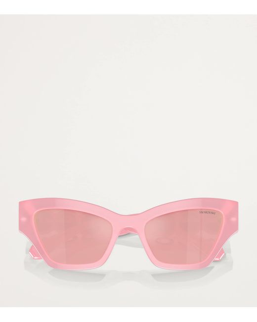 Swarovski Pink Acetate Sk6021 Sunglasses