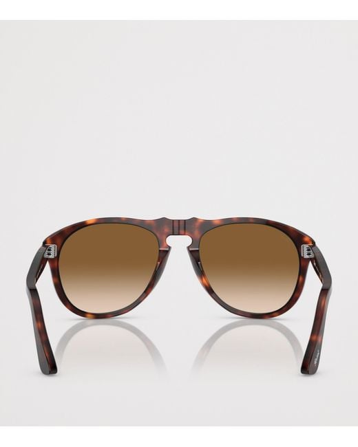 Persol Brown Original Pilot Sunglasses for men