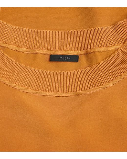 Joseph Orange Silk Rubin T-shirt