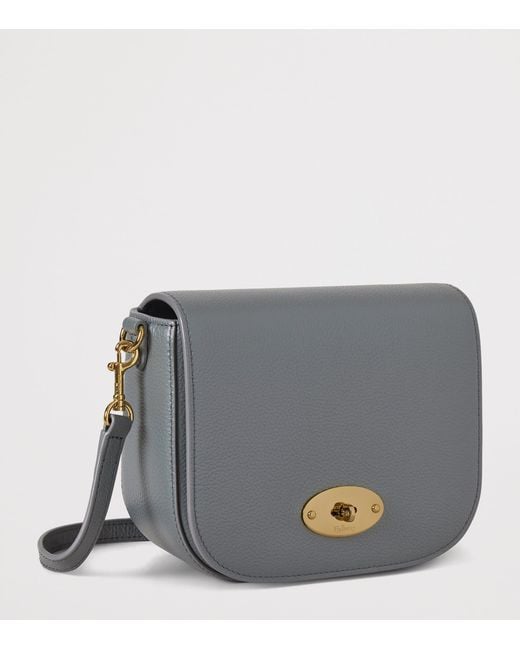 Mulberry Gray Small Leather Darley Shoulder Bag