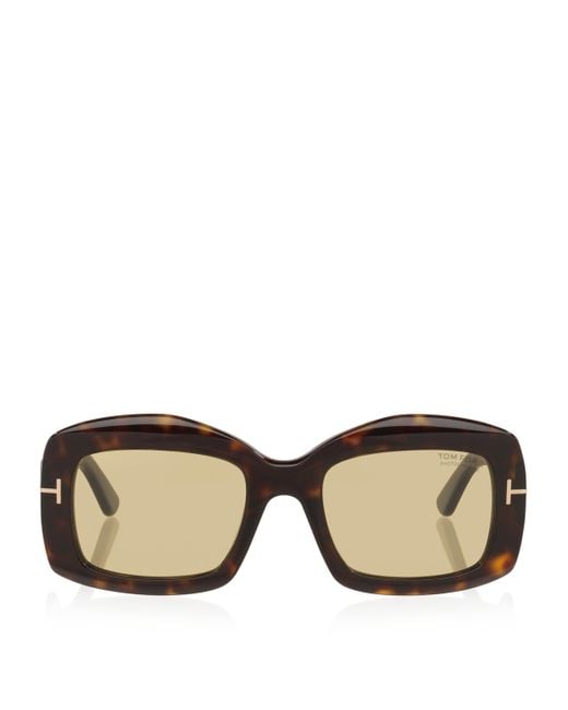 Tom Ford Brown Acetate Venetia Sunglasses