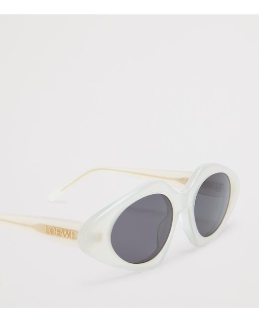 Loewe Gray Triangle Slim Sunglasses