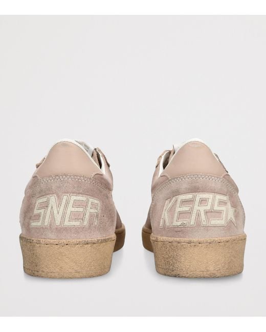 Golden Goose Deluxe Brand Brown Suede Ball Star Sneakers for men